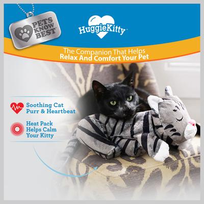 Show full view: Pets Know Best HuggieKitty Cat Toy, Grey slide 3 of 8