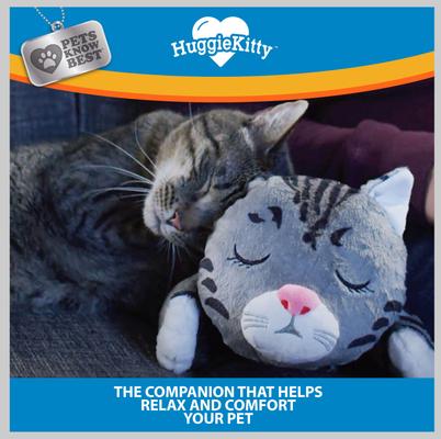 Show full view: Pets Know Best HuggieKitty Cat Toy, Grey slide 6 of 8