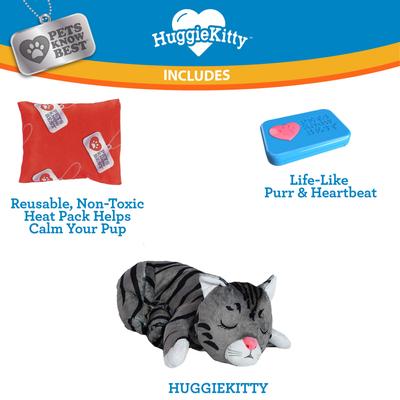 Show full view: Pets Know Best HuggieKitty Cat Toy, Grey slide 7 of 8