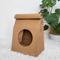 Show in main carousel: Pets So Good Hide & Seek Cat Bed, Small, Brown slide 4 of 4