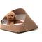 Show in main carousel: Pets So Good Marron Covered Dog & Cat Bed with Removable Cover, Brown slide 4 of 6