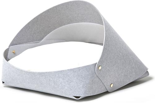 Show full view: Pets So Good Marron Covered Dog & Cat Bed with Removable Cover, Grey slide 5 of 5