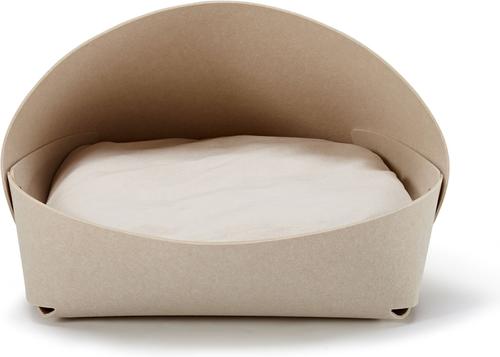 Show full view: Pets So Good Marron Covered Dog & Cat Bed with Removable Cover, Oatmeal slide 3 of 5