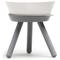 Show in main carousel: Pets So Good Oreo Pet Table Stainless Steel Dog & Cat Bowl, Grey/White, Medium: 4-cup slide 1 of 2