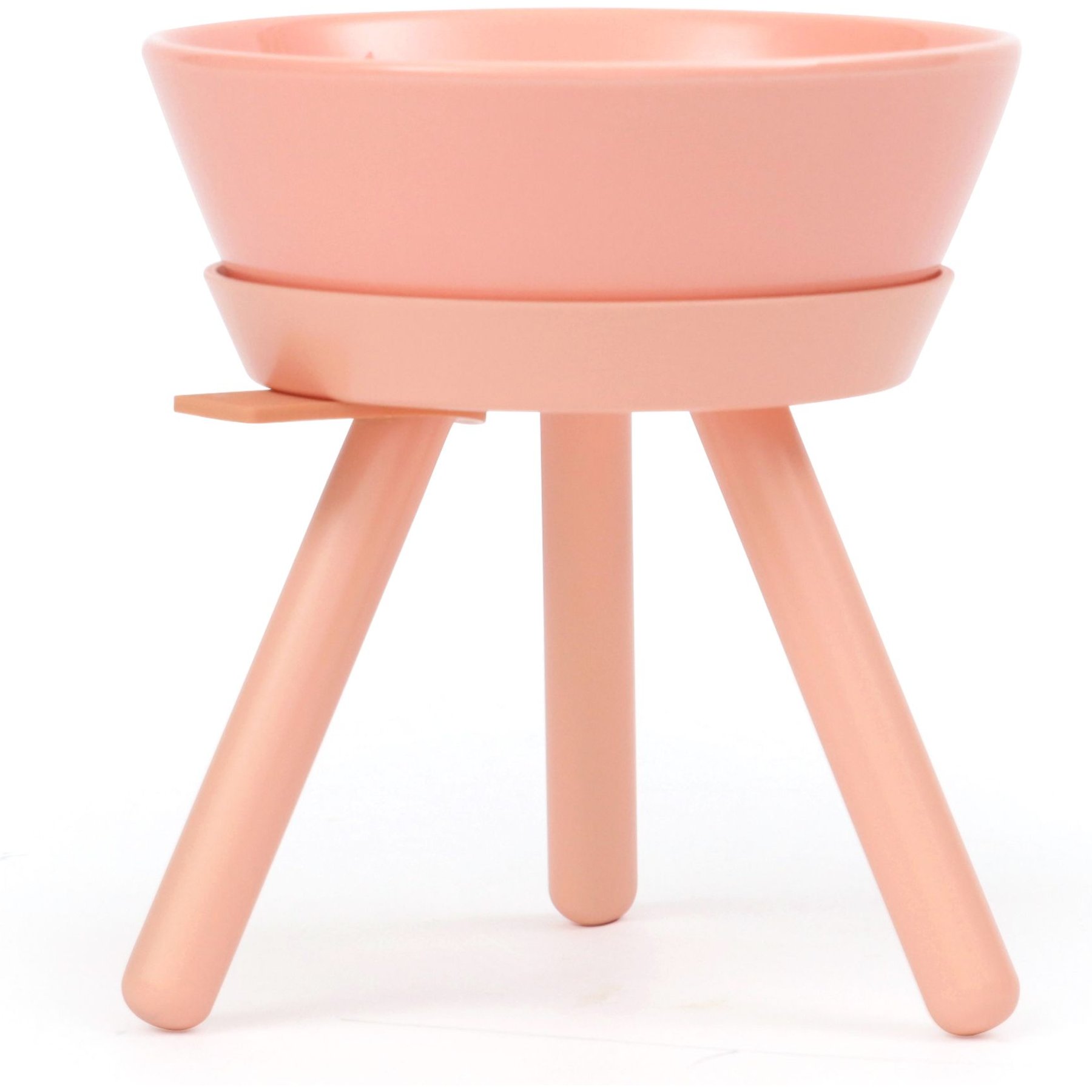 Pets So Good Oreo Pet Table Stainless Steel Dog & Cat Bowl, Pink, Medium: 4-cup