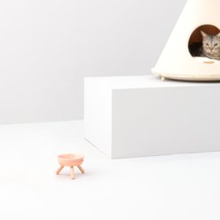 Pets So Good Oreo Table Dog & Cat Bowl, Pink, Small slide 2 of 2