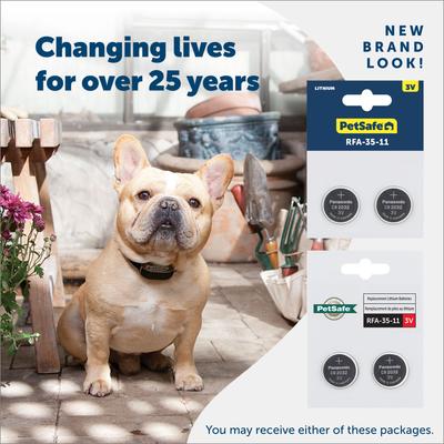 Show full view: PetSafe 3-Volt RFA-35-11 Lithium Coin Cell Replacement Batteries, 2 count slide 6 of 6