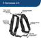 Show in main carousel: PetSafe 3-in-1 Reflective Dog Harness & Leash, Medium: 24 to 34-in chest slide 3 of 10