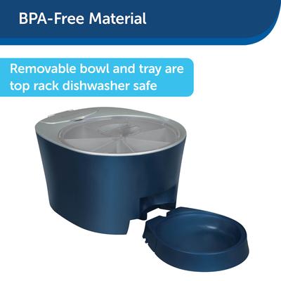 Show full view: PetSafe 6-Meal Automatic Dog & Cat Feeder, Blue slide 8 of 11