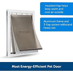 PetSafe Aluminum Extreme Weather Dog & Cat Door, Large