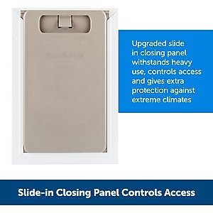 PetSafe Aluminum Extreme Weather Dog & Cat Door, Large