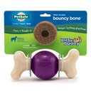 PetSafe Busy Buddy Bouncy Bone Treat Dispenser Tough Dog Chew Toy, Medium/Large