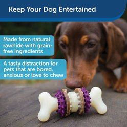 PetSafe Busy Buddy Bristle Bone Treat Dispenser Tough Dog Chew Toy, Medium slide 2 of 7
