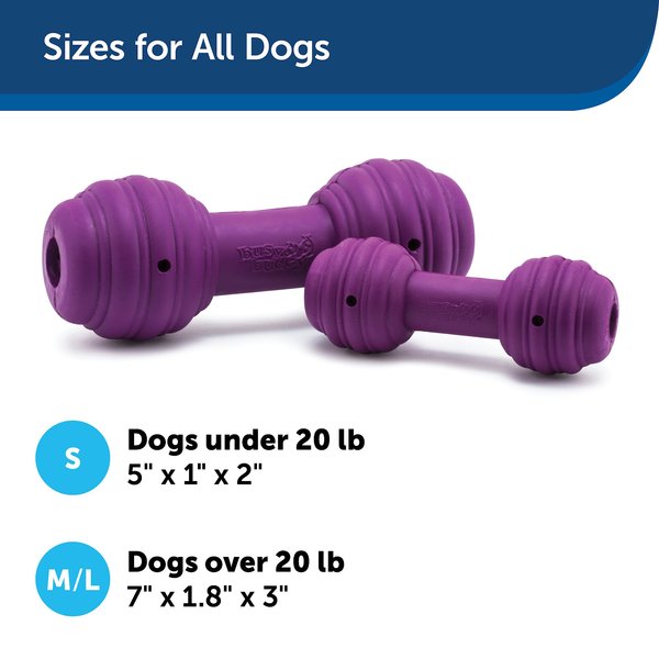 Show full view: PetSafe Busy Buddy Chuckle Squeaky Treat Dispenser Dog Toy, Medium/Large slide 2 of 9