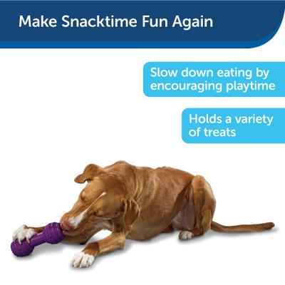 Show full view: PetSafe Busy Buddy Chuckle Squeaky Treat Dispenser Dog Toy, Medium/Large slide 7 of 9