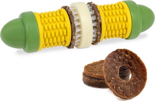 Show full view: PetSafe Busy Buddy Cravin’ Corncob Chew Dog Toy, Medium/Large  slide 1 of 10
