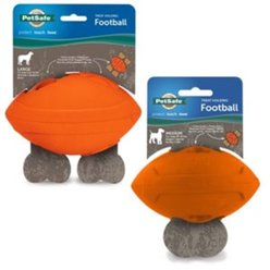 PetSafe Busy Buddy Football Treat Dispensing Tough Dog Chew Toy, Large slide 2 of 4