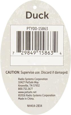 Show full view: PetSafe Busy Buddy Latex Meeze Duck Squeaky Dog Toy slide 8 of 10