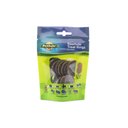 PetSafe Busy Buddy Natural Rawhide Peanut Butter Rings Dog Treats, Size A