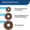 Show in main carousel: PetSafe Busy Buddy Natural Rawhide Peanut Butter Rings Dog Treats, Size B slide 5 of 10