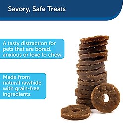 PetSafe Busy Buddy Natural Rawhide Rings Dog Treats, Size A slide 2 of 6