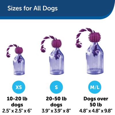 Show full view: PetSafe Busy Buddy Tug-A-Jug Treat Dispenser Tough Dog Chew Toy, Small slide 2 of 11