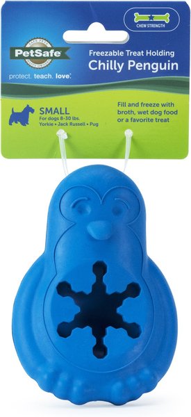 PetSafe Chilly Penguin Freezable Treat Holding Dog Toy