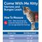Show in main carousel: PetSafe Come with Me Kitty Nylon Cat Harness & Bungee Leash, Red/Black, Small: 9 to 11-in chest slide 8 of 11
