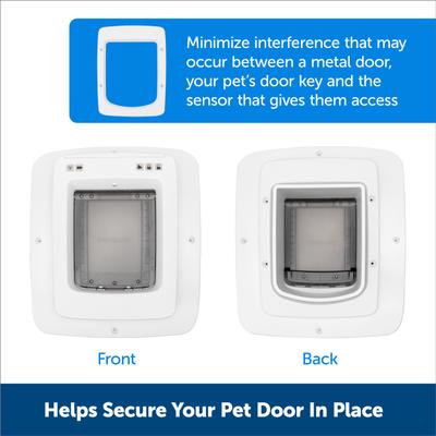 Show full view: PetSafe Connected Door Install Adaptor Dog Door, White, Large slide 6 of 6