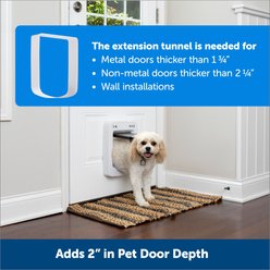 PetSafe Connected Tunnel Extension Dog Door, White, Medium slide 2 of 6
