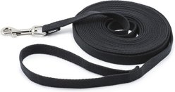 PetSafe Cotton Dog Training Lead, Black, 15-ft long, 5/8-in wide