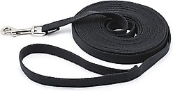 PetSafe Cotton Dog Training Lead, Black, 30-ft long, 5/8-in wide