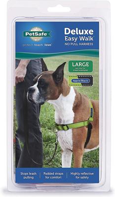 Show full view: PetSafe Deluxe Easy Walk Nylon Reflective No Pull Dog Harness, Apple, Large: 27 to 40-in chest slide 8 of 11