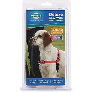 PetSafe Deluxe Easy Walk Nylon Reflective No Pull Dog Harness, Rose, Medium: 23 to 33-in chest slide 8 of 8