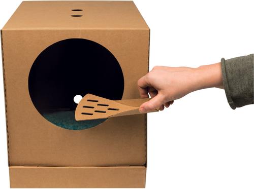 Show full view: PetSafe Disposable Collapsible Cat Litter Box with ScoopFree Crystal Litter slide 8 of 10