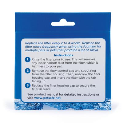 Show full view: PetSafe Drinkwell 360 Fountain Carbon Replacement Filters, 12 count slide 5 of 6