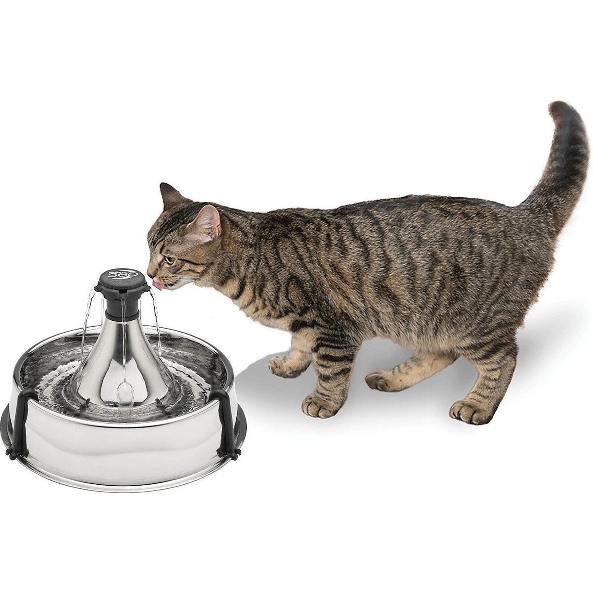 PetSafe Drinkwell 360 Stainless Steel Cat & Dog Water Fountain, 128-oz