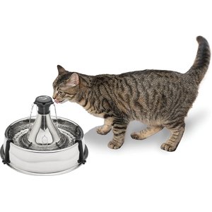 PetSafe Drinkwell 360 Stainless Steel Cat & Dog Water Fountain, 128-oz