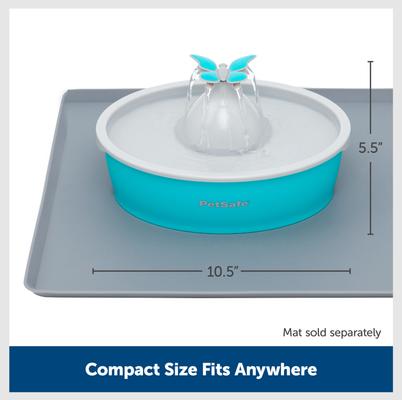 Show full view: PetSafe Drinkwell Butterfly Dog & Cat Drinking Fountain, 50-oz slide 3 of 10