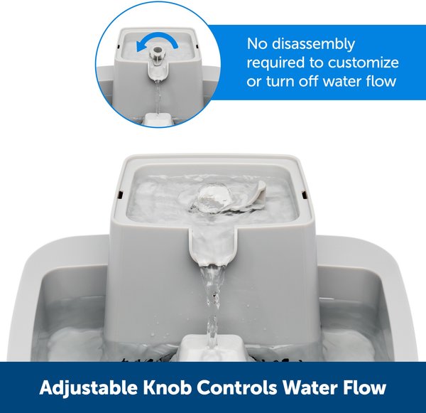 Show full view: PetSafe Drinkwell Dog & Cat Water Fountain, 1-gallon + Replacement Carbon Filters, 4 count slide 4 of 9