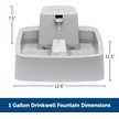 Show in main carousel: PetSafe Drinkwell Dog & Cat Water Fountain, 1-gallon + Replacement Carbon Filters, 4 count slide 3 of 9