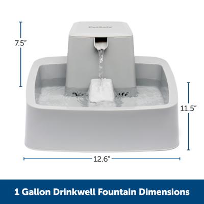 Show full view: PetSafe Drinkwell Dog & Cat Water Fountain, 1-gallon + Replacement Carbon Filters, 4 count slide 3 of 9