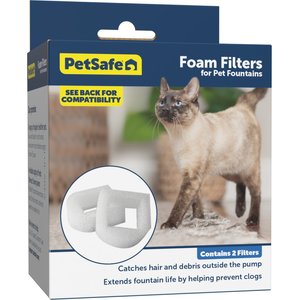 PetSafe Drinkwell Foam Replacement Filters, 2 count