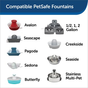 PetSafe Drinkwell Foam Replacement Filters, 2 count