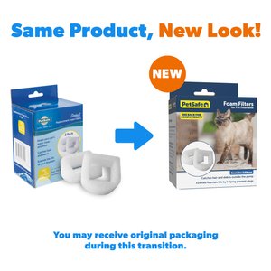 PetSafe Drinkwell Foam Replacement Filters, 2 count