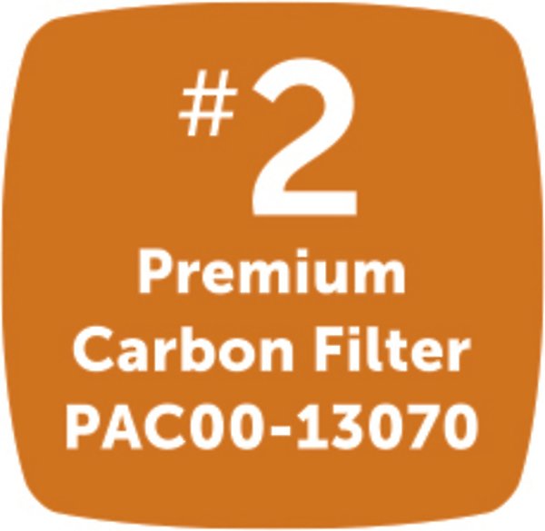 Show full view: PetSafe Drinkwell Multi-Tier Plastic Dog & Cat Fountain, 100-oz + Premium Replacement Carbon Filters, 3 count slide 9 of 9