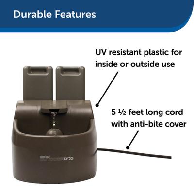 Show full view: PetSafe Drinkwell Outdoor Plastic Dog & Cat Fountain, 450-oz slide 8 of 11