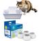 Show in main carousel: PetSafe Drinkwell Pagoda Ceramic Dog & Cat Fountain, White, 70-oz + Replacement Carbon Filters, 4 count slide 1 of 9