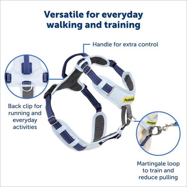 Show full view: PetSafe Easy Walk Comfort Reflective No Pull Dog Harness, Black, Medium: 24 to 34-in chest slide 4 of 9