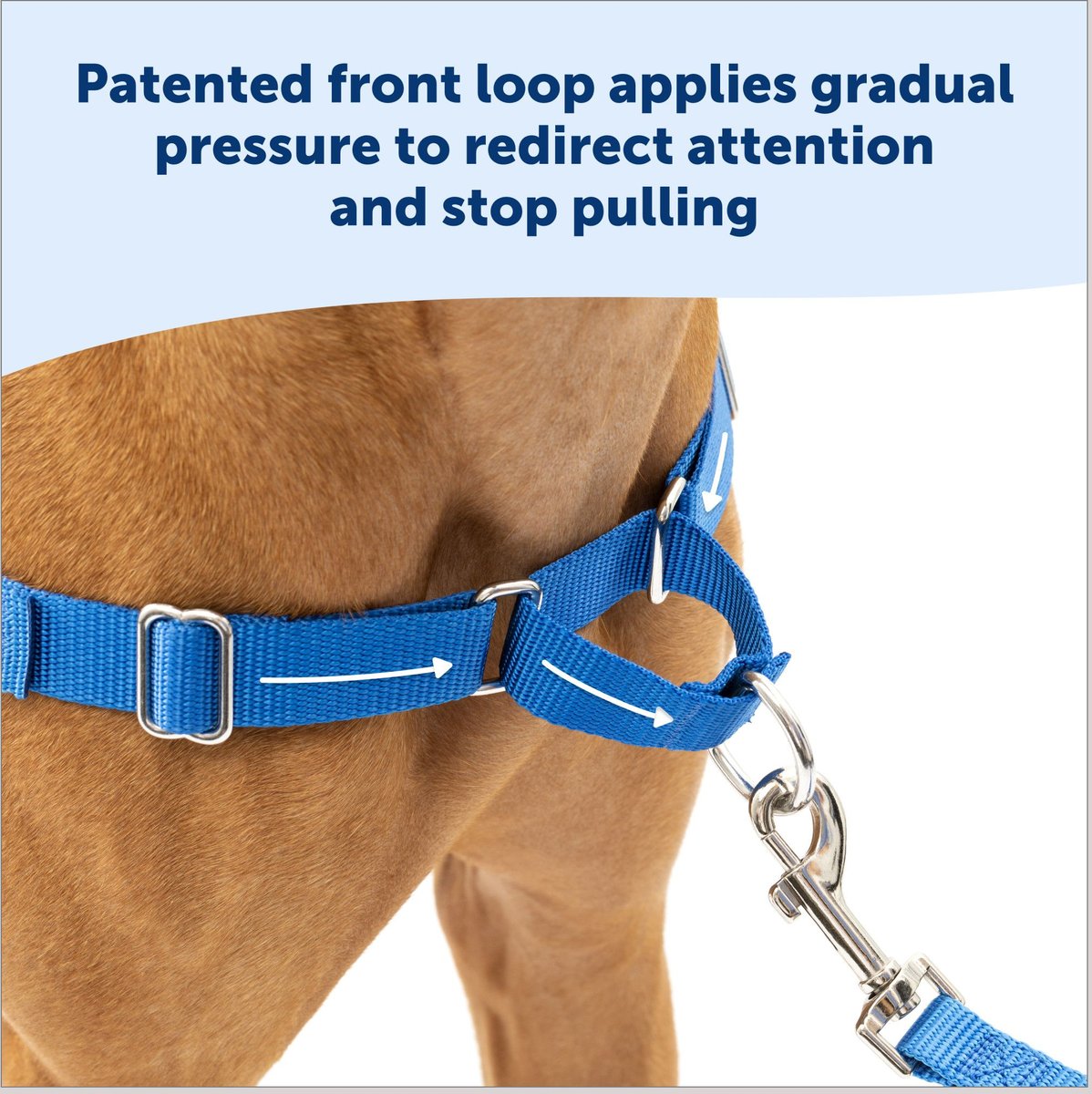 PETSAFE Easy Walk Dog Harness, Black/Silver, Medium